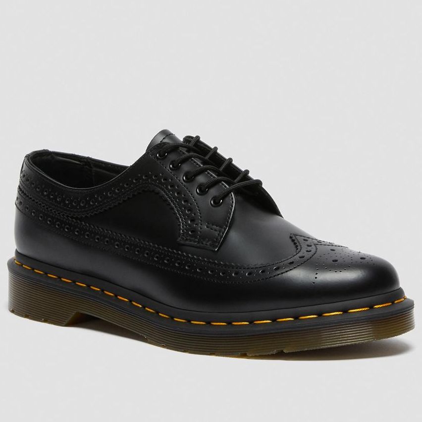 3989 Smooth Leather Brogue Shoes