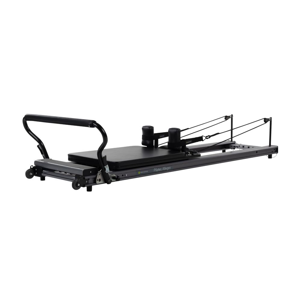 AeroPilates Reformer 287 - Pilates Reformer Workout Machine for Home Gym -  Pilates Reformer with 3 Resistance Cords - Up to 300 lbs Weight Capacity