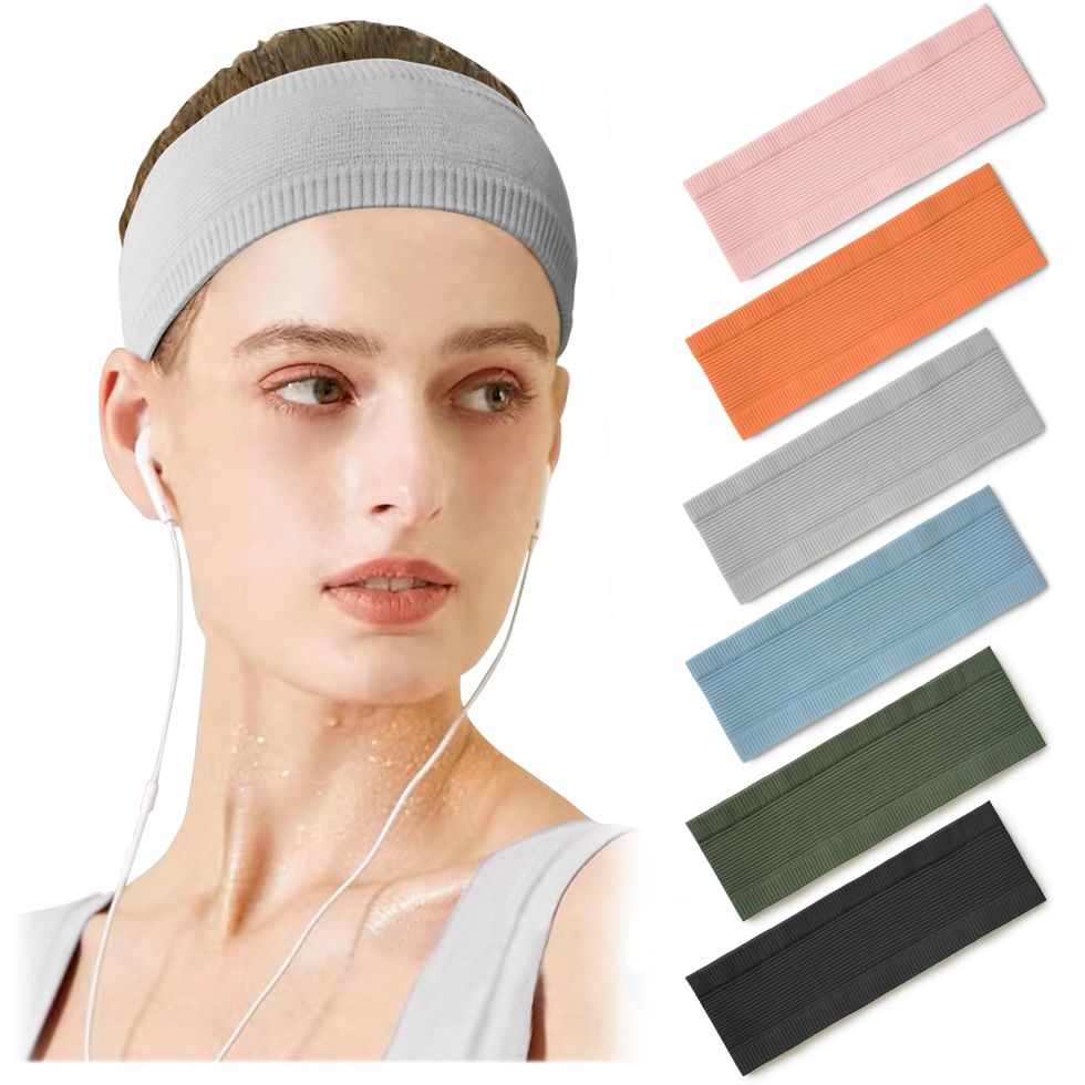 Thin Elastic Headbands for Women - Athletic Headbands - Sports Headbands  Men - Soccer Headband - Workout Headbands for Women