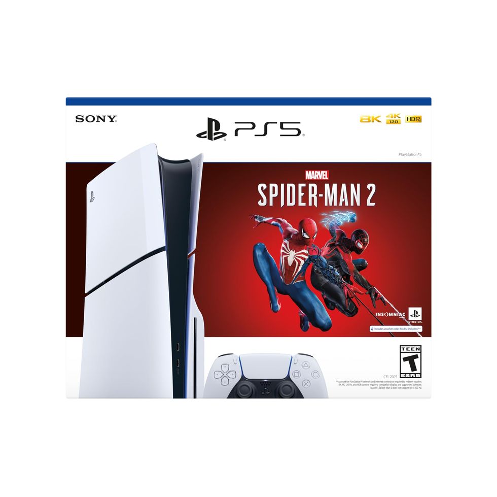 The Spider-Man bundle of the new PS5 “Slim” is 11% off today