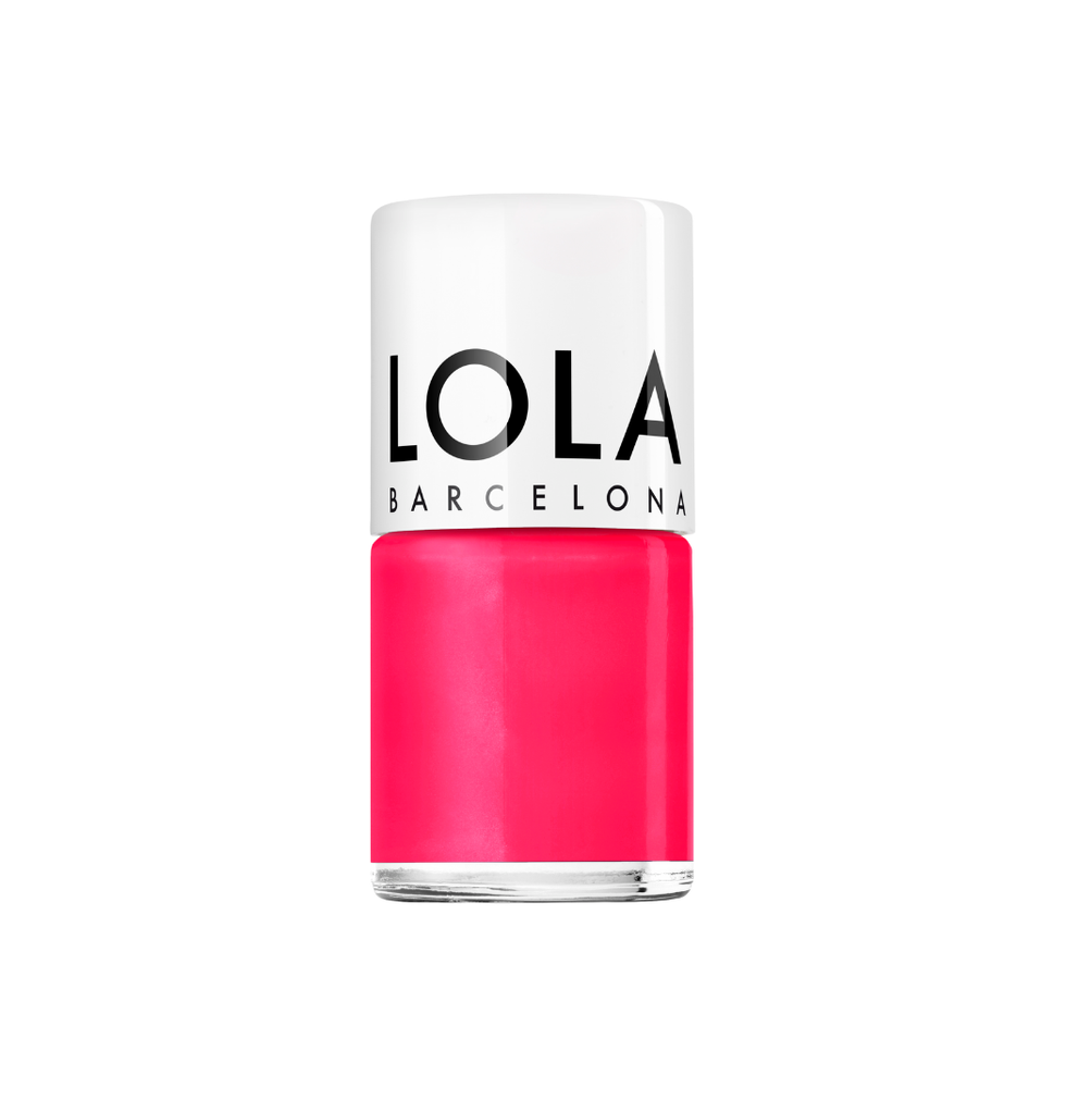 Esmalte de uñas rosa neón: Madonna