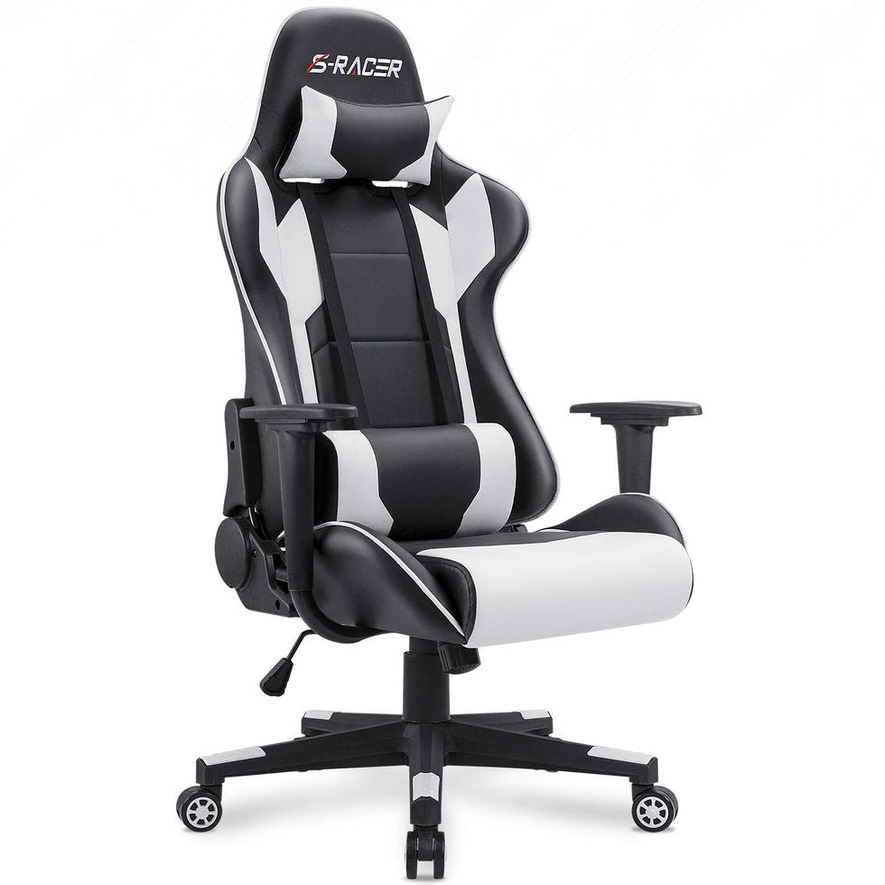 Homall Gaming Chair Leather Lumbar Support