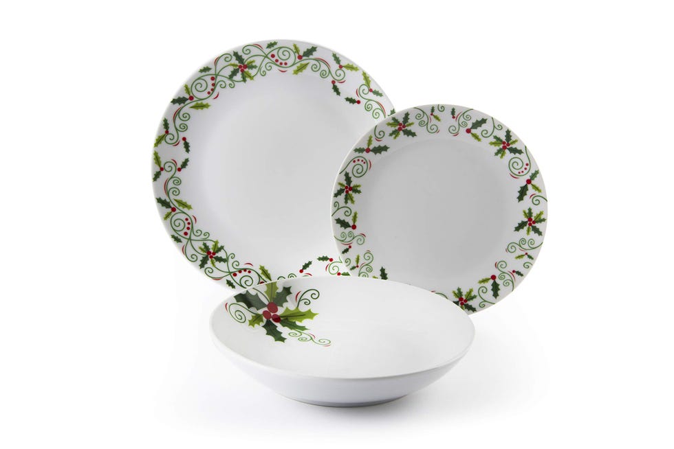 Vajilla de 18 piezas de porcelana, de Excelsa