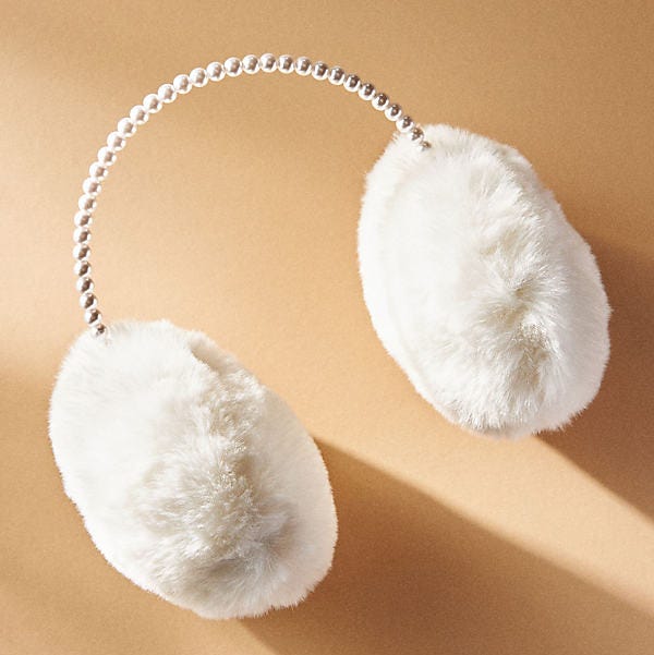 Faux Fur Pearl Earmuffs Faux Fur Pearl Earmuffs