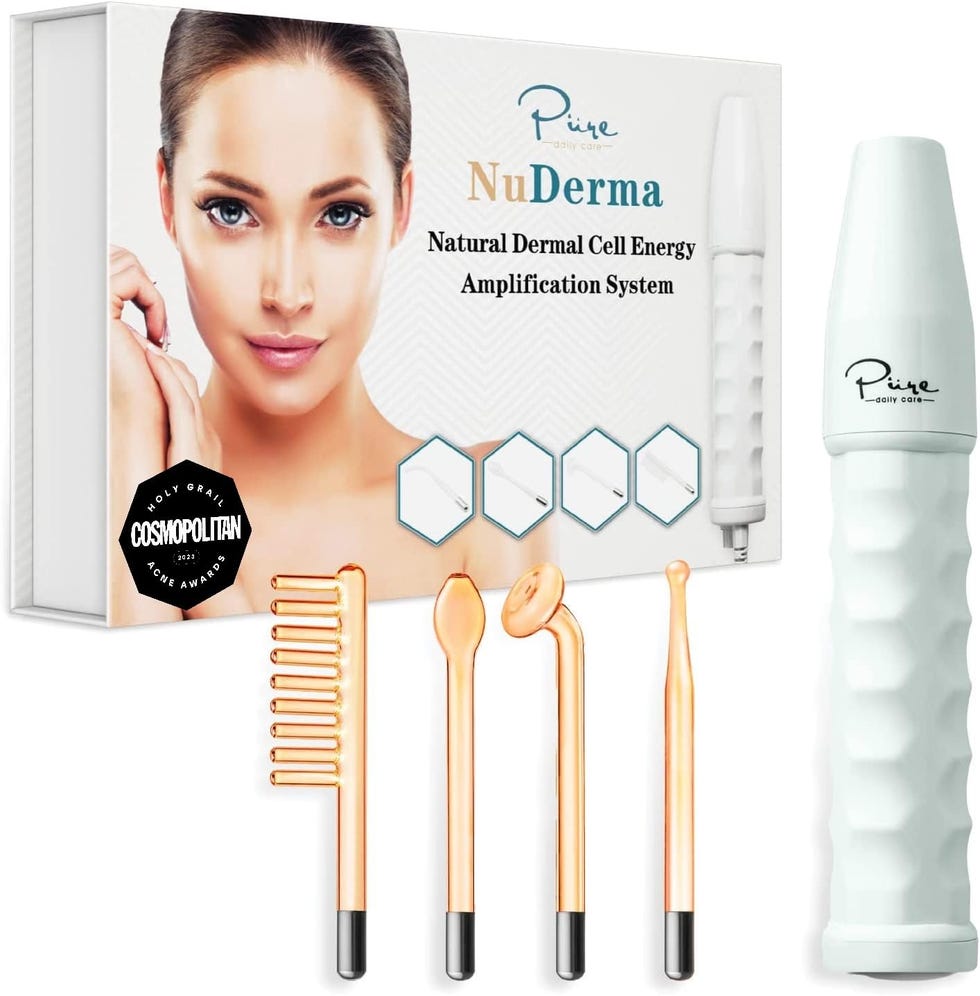 NuDerma Portable Handheld High Frequency Skin Therapy Wand