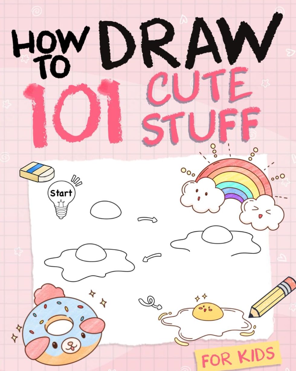 Learn to Draw Kawaii Girls for Beginners: Book On How To Easily Draw  Original And Adorable Kawaii Girls - A Step-by-Step Drawing Guide for Kids