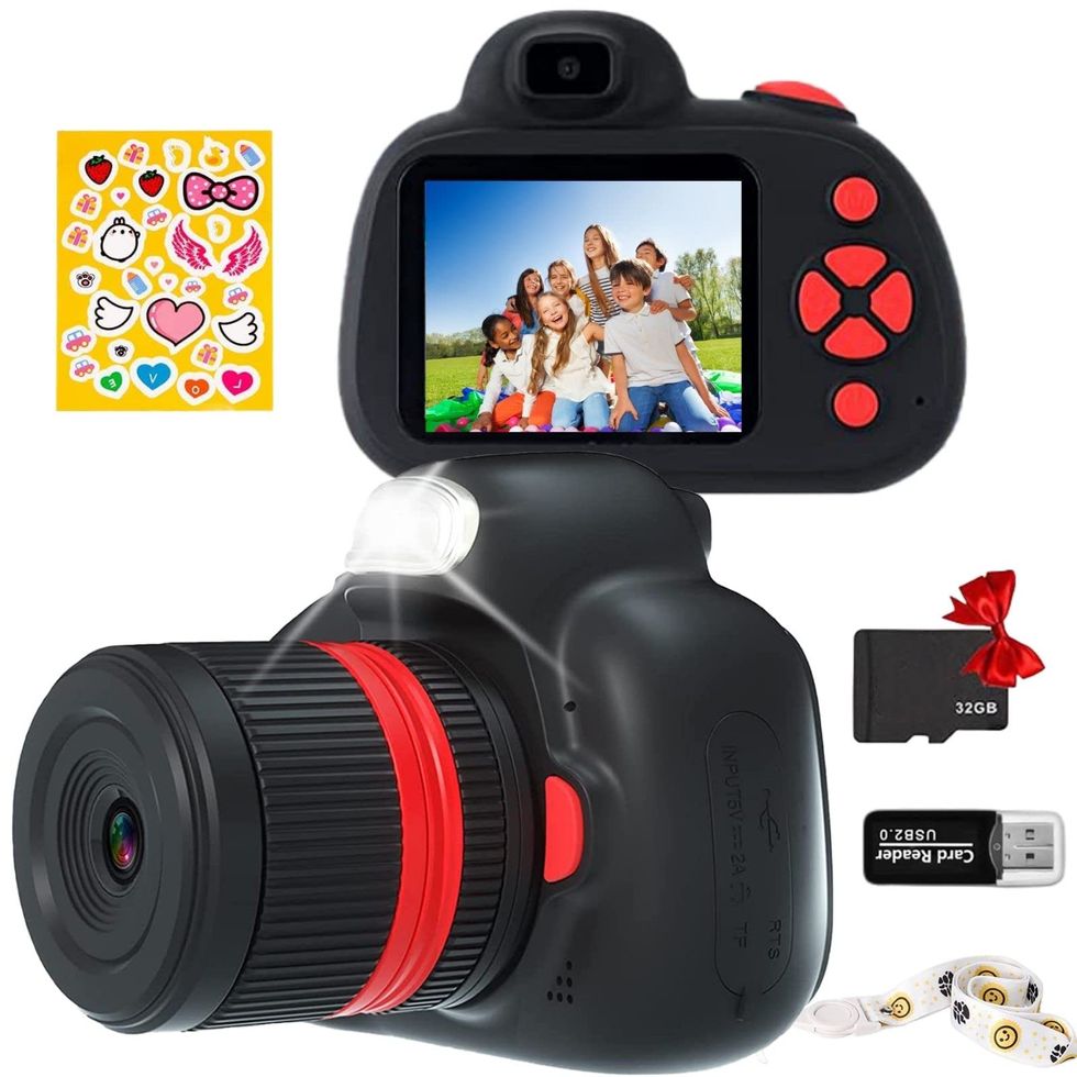 Cámara de impresión instantánea para niños, cámara de fotos Digital con  Zoom 10x, cámara de Video