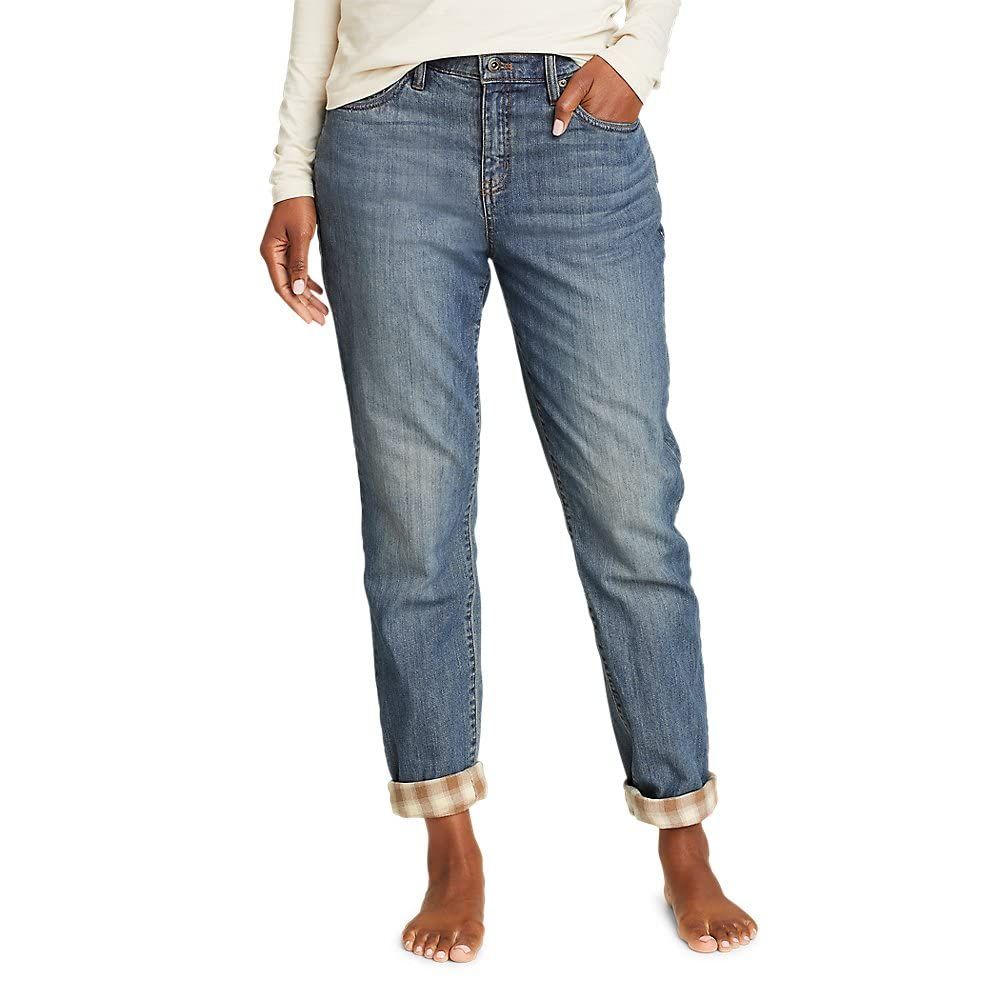 Juniors fleece lined store jeans