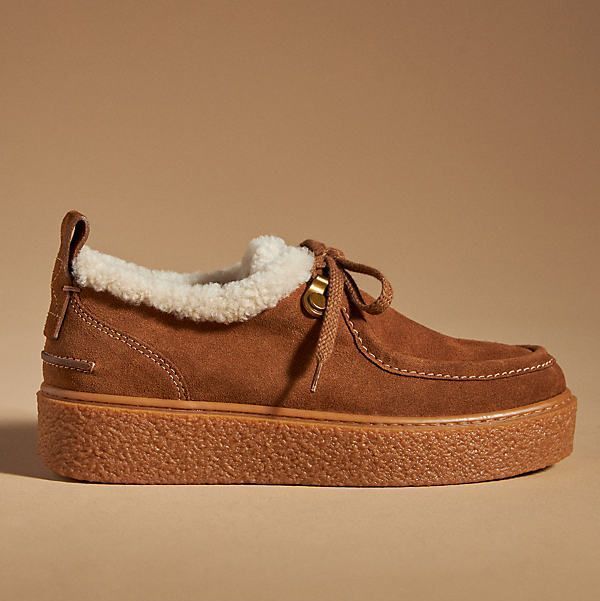 Capsule shearling-lined moccasins