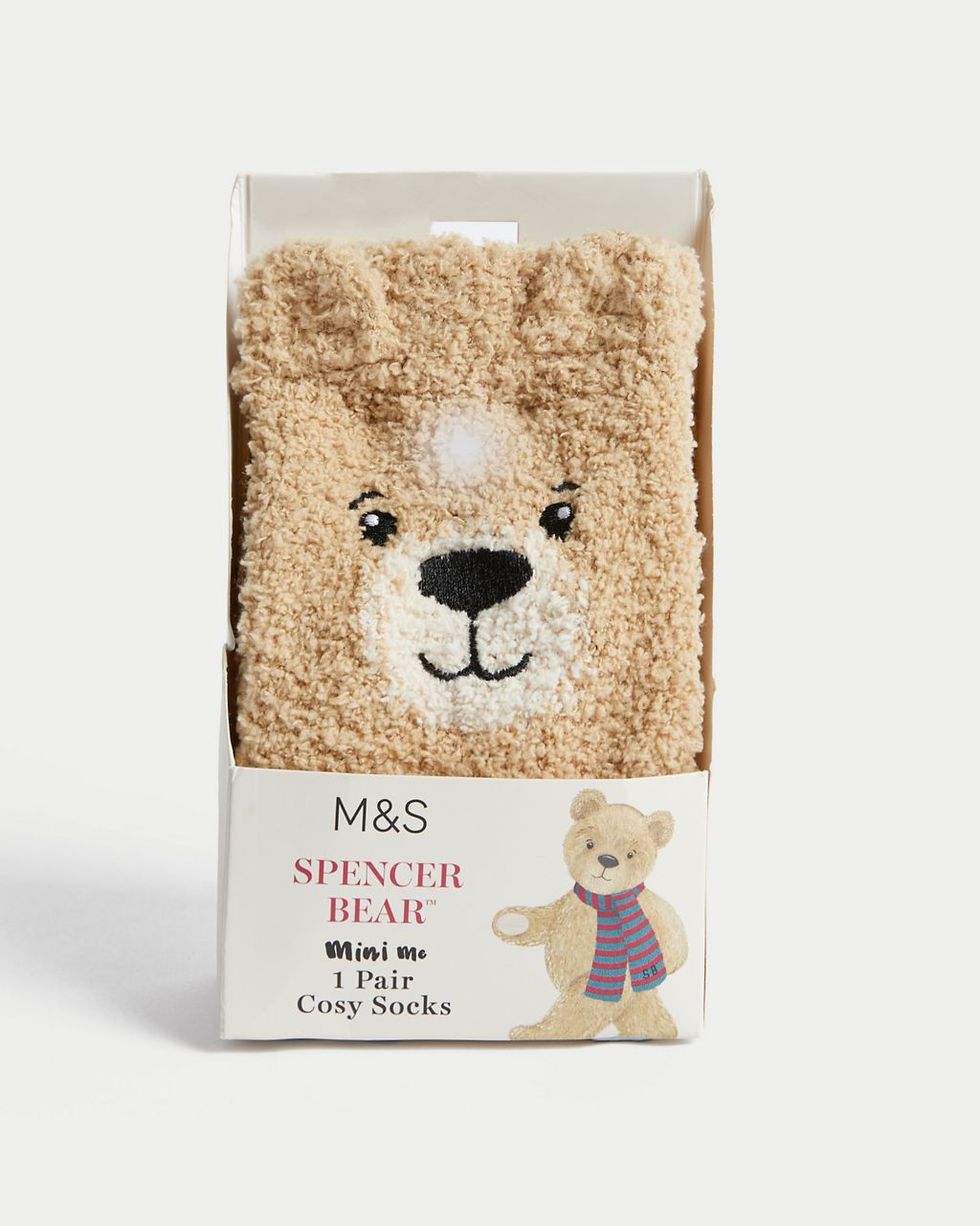 Cosy Spencer Bear™ Slipper Socks