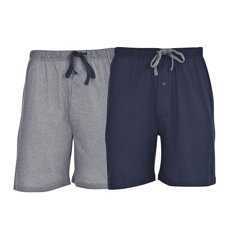 Cotton-Rich Jersey Blend Knit Shorts (2-Pack)