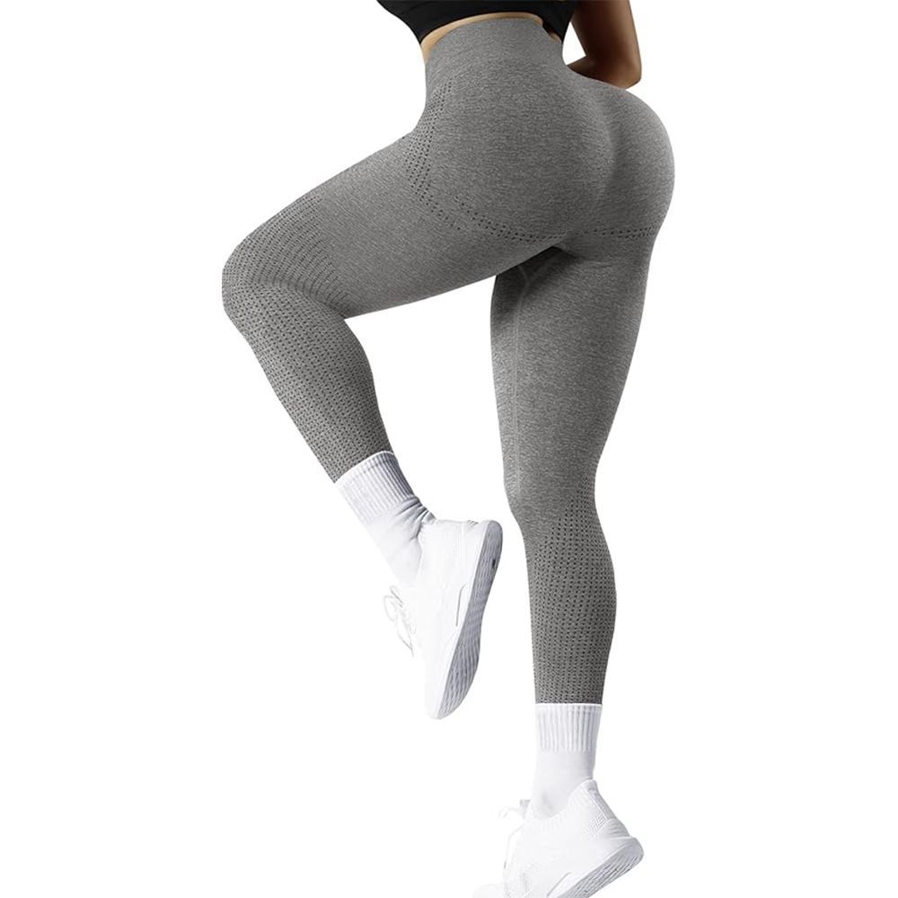 V3 Apparel Womens Tempo Seamless Scrunch Workout Leggings - Black - Gym,  Running, Yoga Tights
