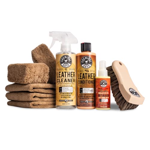 Leather Cleaner and Conditioner Detailing Kit