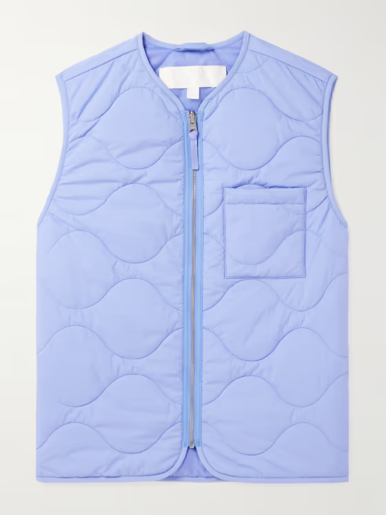 Aaro Quilted Recycled-Shell Gilet