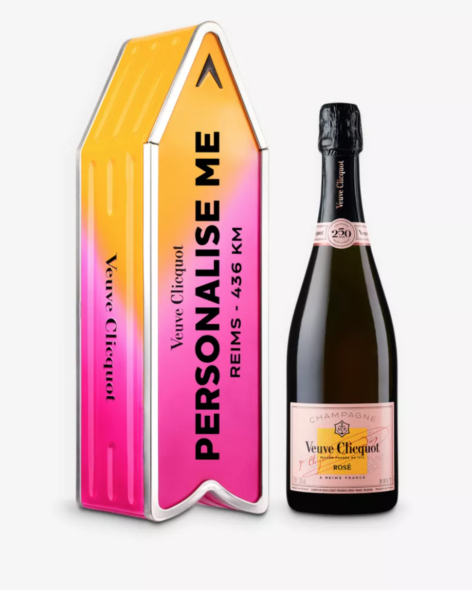 Arrow Brut Rosé NV Champagne With Personalised Tin 
