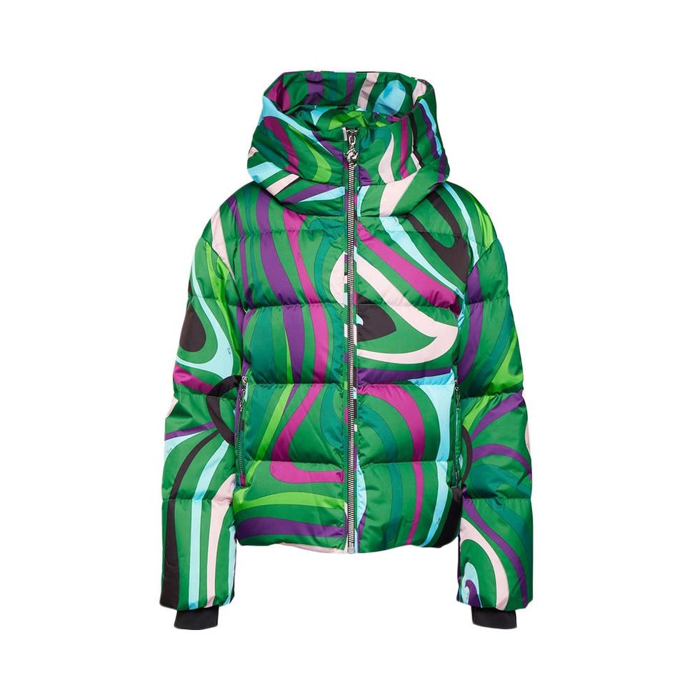 Printed Ski Down Jacket