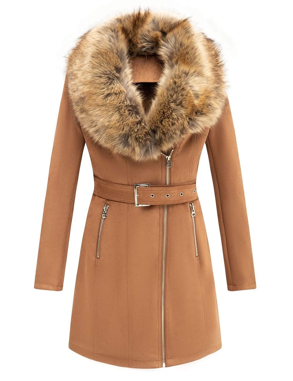 Trench Coats for Women, Women Winter Coats Plus Size Fluffy Fleece