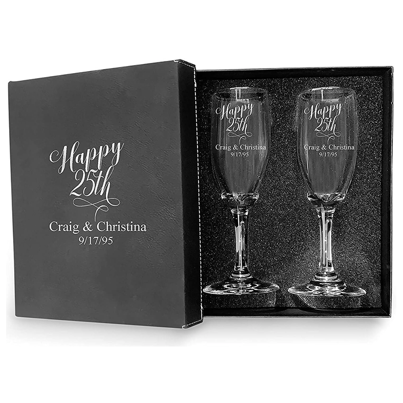 Personalized Champagne Flutes