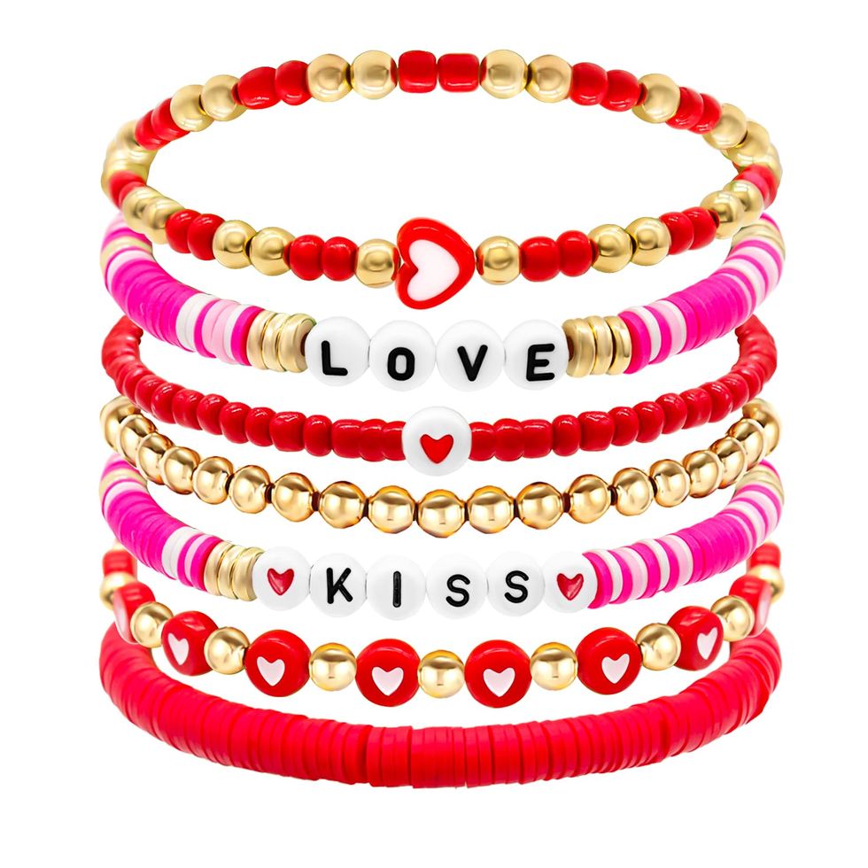 Jewelry for Girls 8-12, Beaded Elastic Bracelets Jewelry Gift for Teen  Girls Women Friends with Birthday Kindergarten