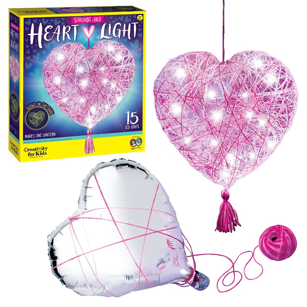 String Art Heart Light Craft Kit