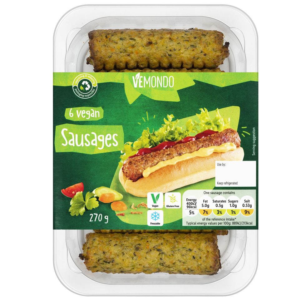 Lidl Vemondo Vegan Sausages Pack of 6