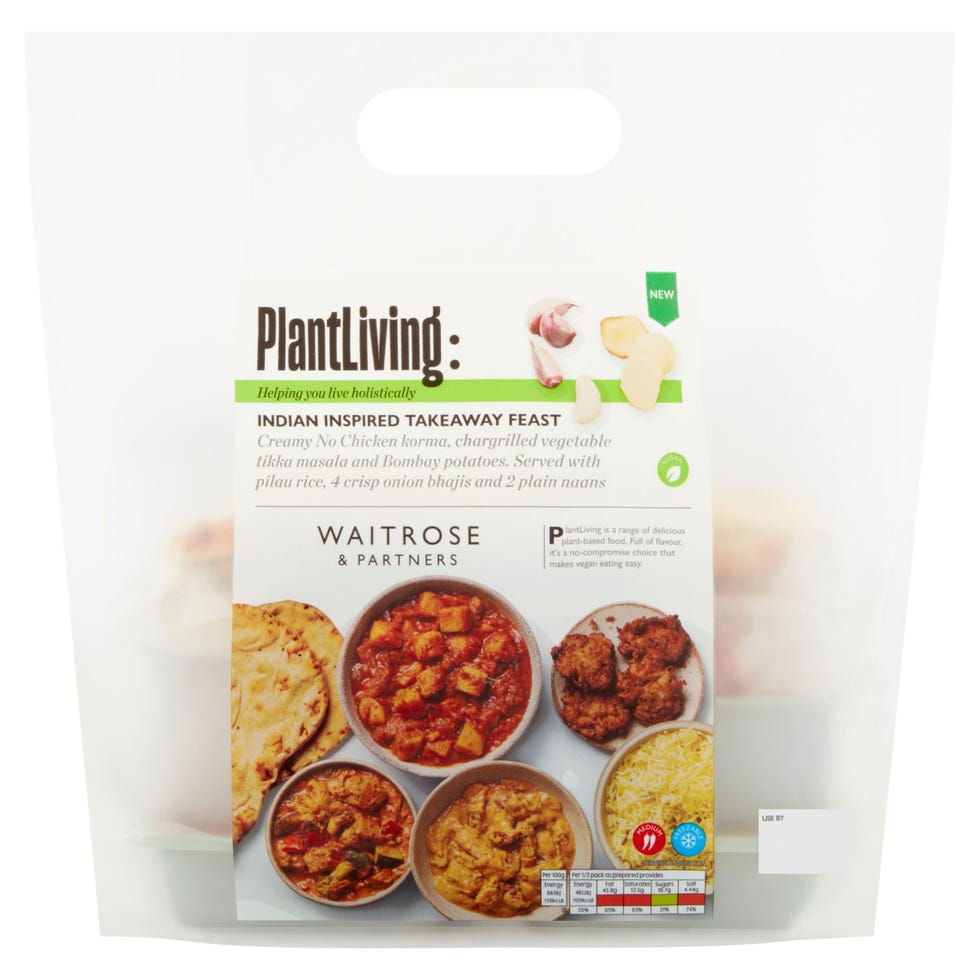 Waitrose PlantLiving Indian Inspired Takeaway Feast