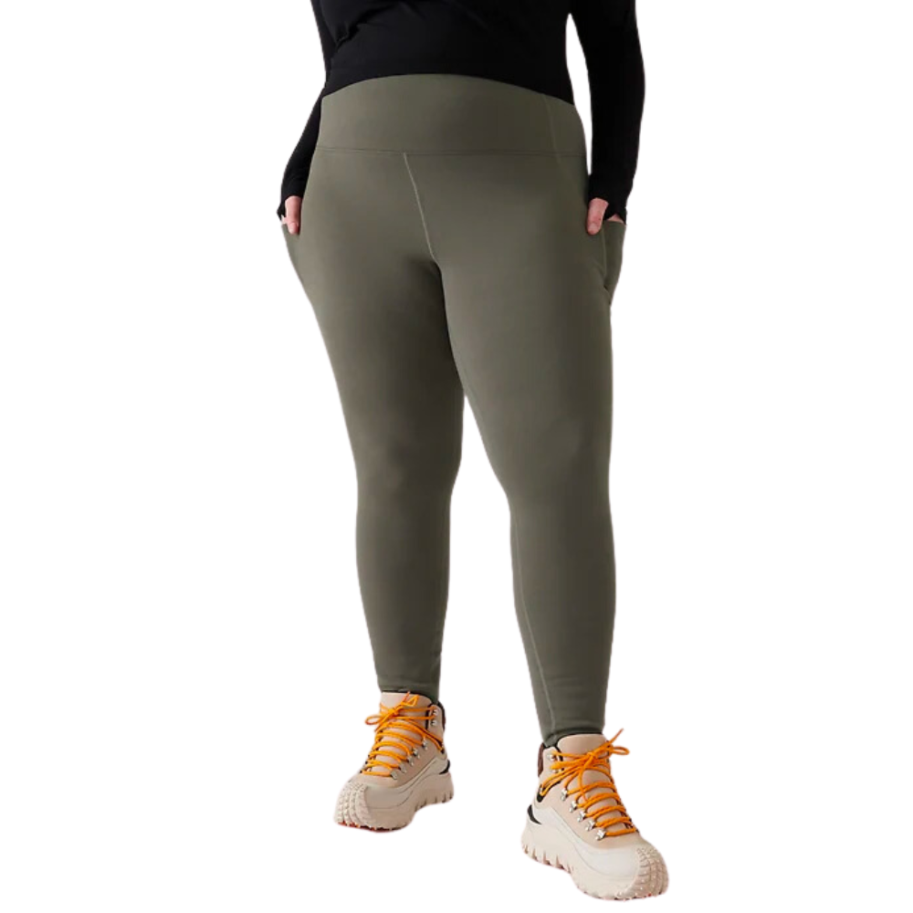 Women's Winter Thermal Fleece Lined Leggings High Rise Yoga Pants With  Pockets - Walmart.com