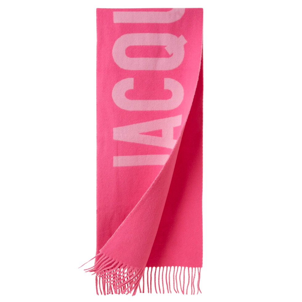 Jacquemus sjaal van scheerwol met logoprint