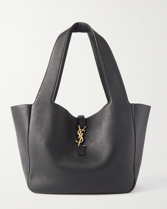 Bea Textured-Leather Tote