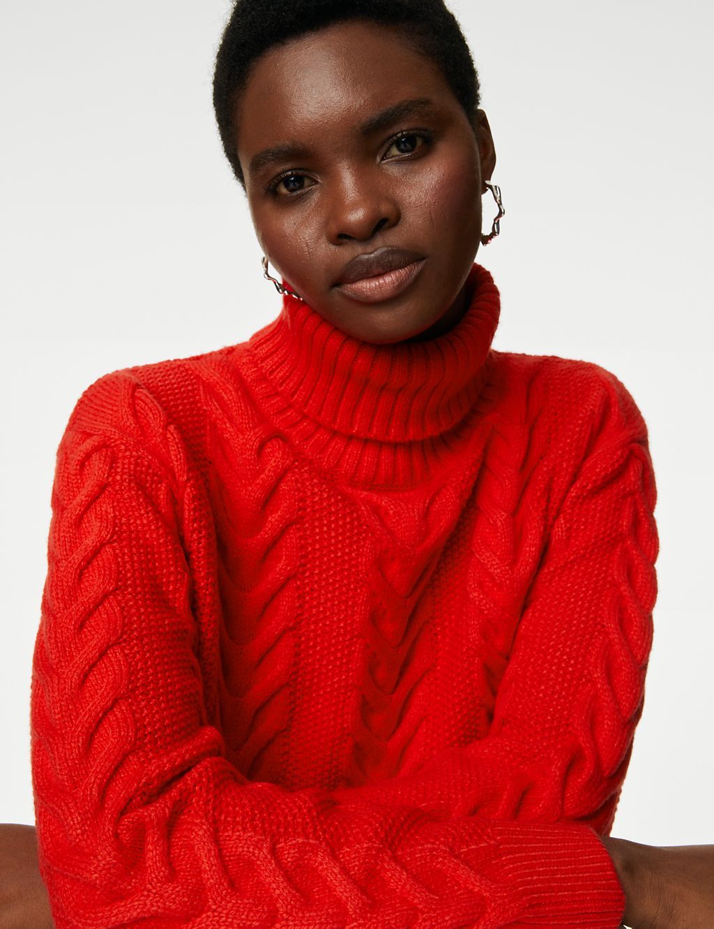 M&s ladies 2025 red jumpers