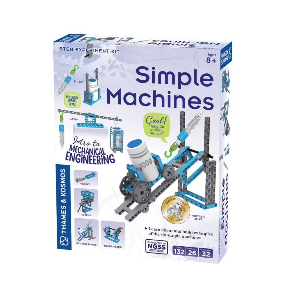 Simple Machines Science Experiment and Model Building Kit