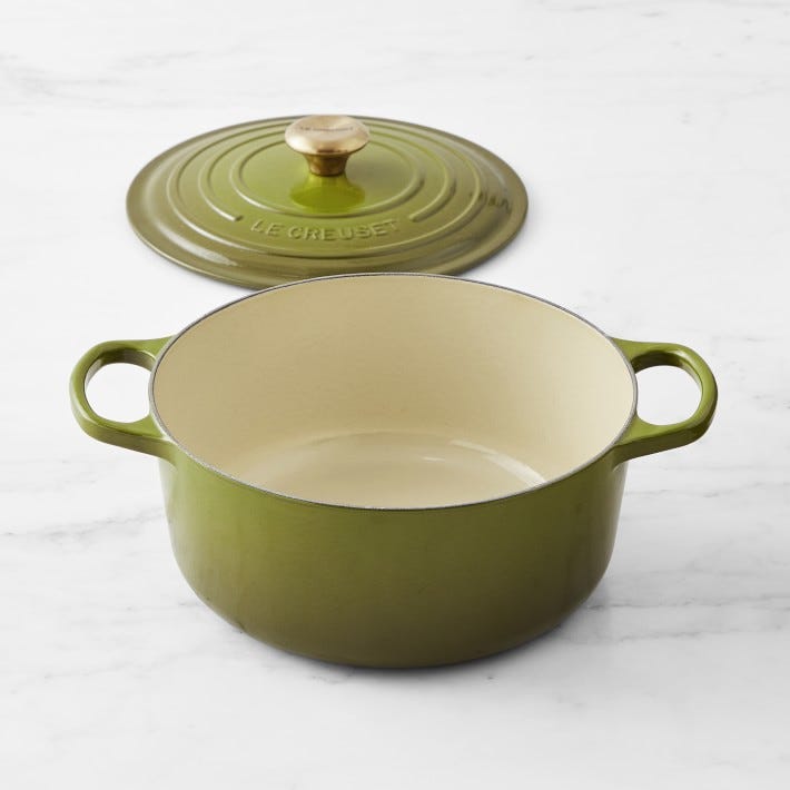 Signature Enameled Cast Iron Round Dutch Oven