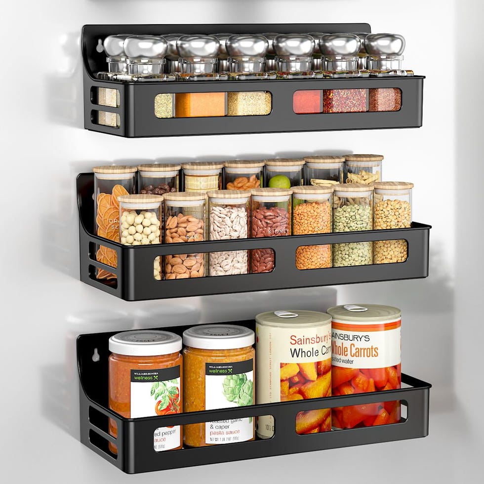 Place Magnetic Spice Racks on the Fridge Place Magnetic Spice Racks on the Fridge