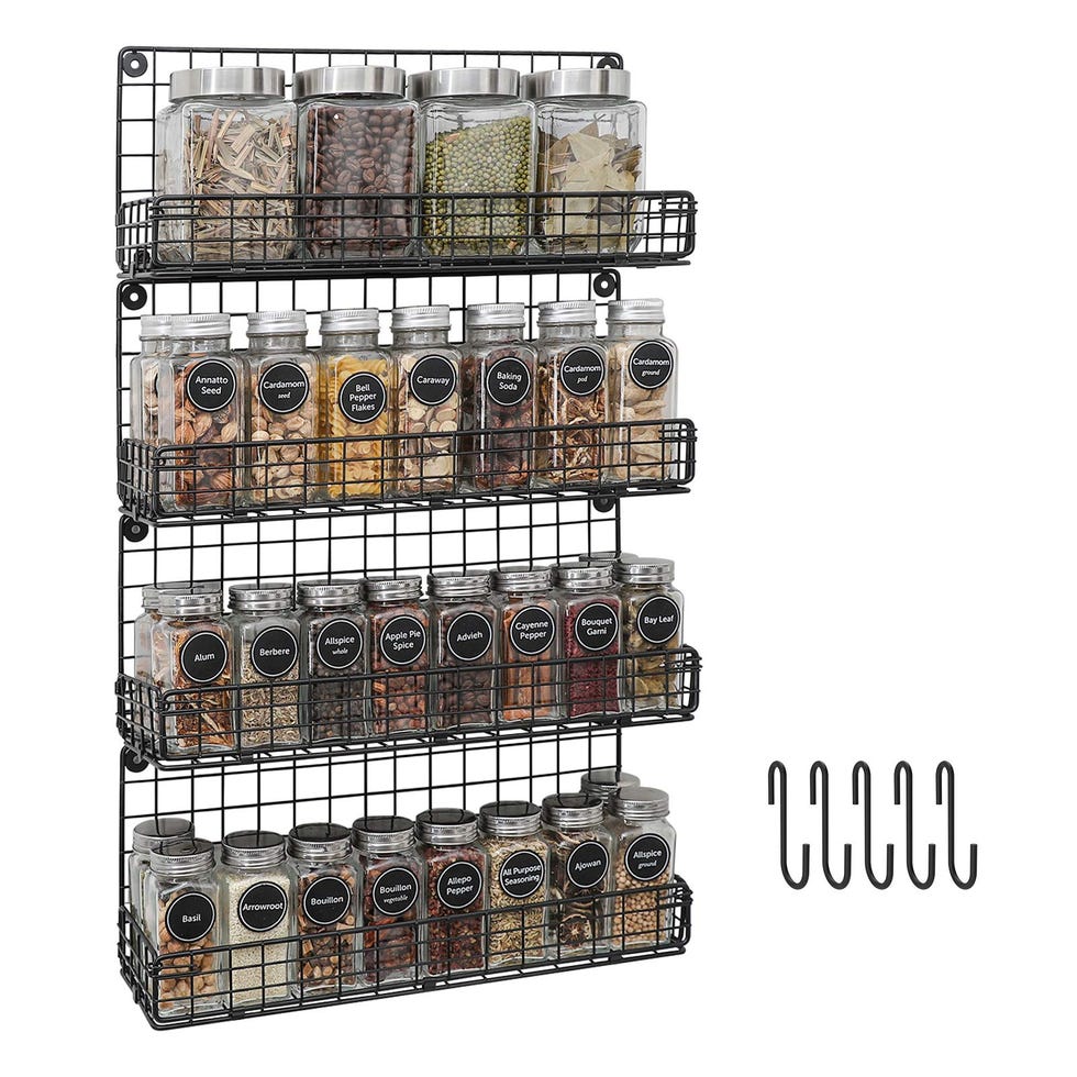 Try a Wall-Mounted Spice Rack Organizer Try a Wall-Mounted Spice Rack Organizer