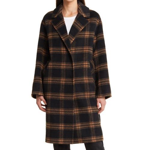 Lore Plaid Wool Blend Coat