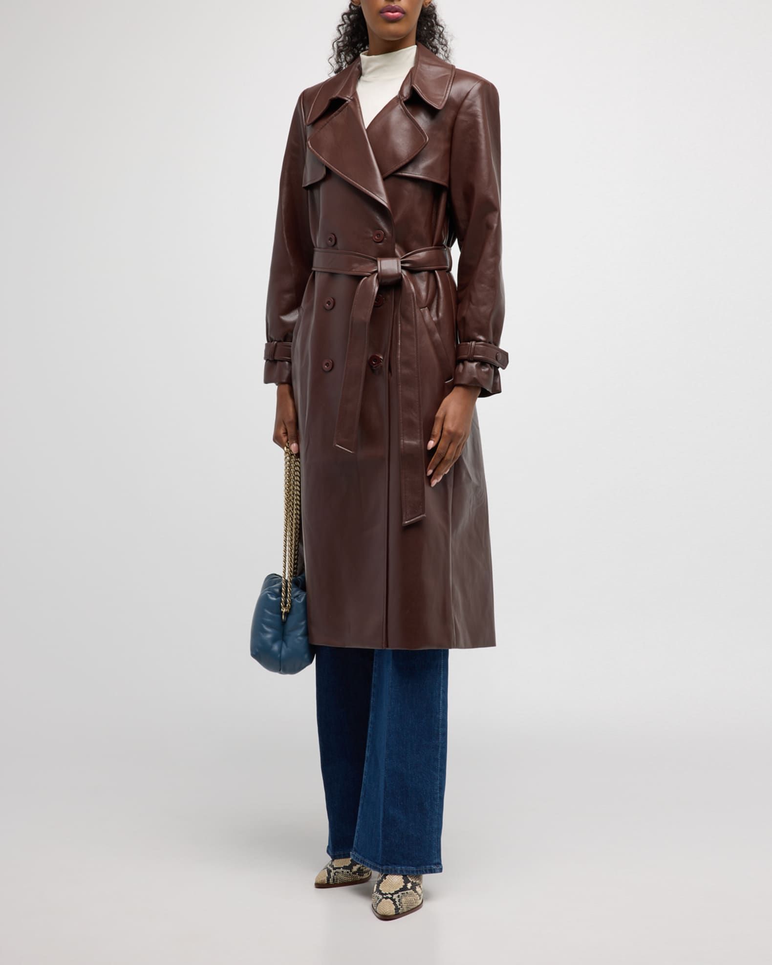 Bagatelle notch lapel trench on sale coat