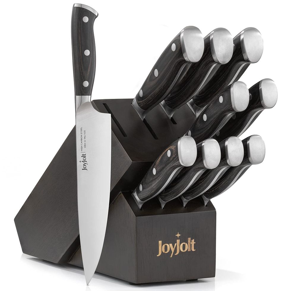  Professional 9 Piece Roll Knife Set,BBQ Knife Set,Knife  Roll,Japanese Style Premium Stainless Steel Chef Knife Set,Outdoor Camping Knife  Set in One Set with Carrying Bag (Kitchen Knives Set) : Everything Else