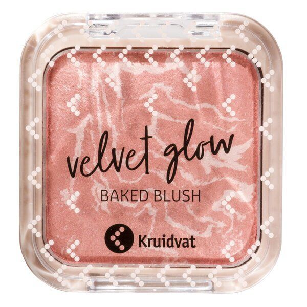 Kruidvat Velvet Glow Pastel Peach Baked Blush