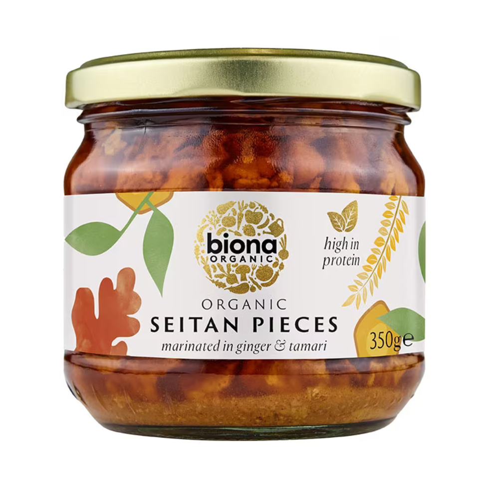 Biona Organic Seitan Pieces Marinated in Ginger and Tamari Sauce