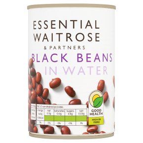 Waitrose Essential Black Beans in Water