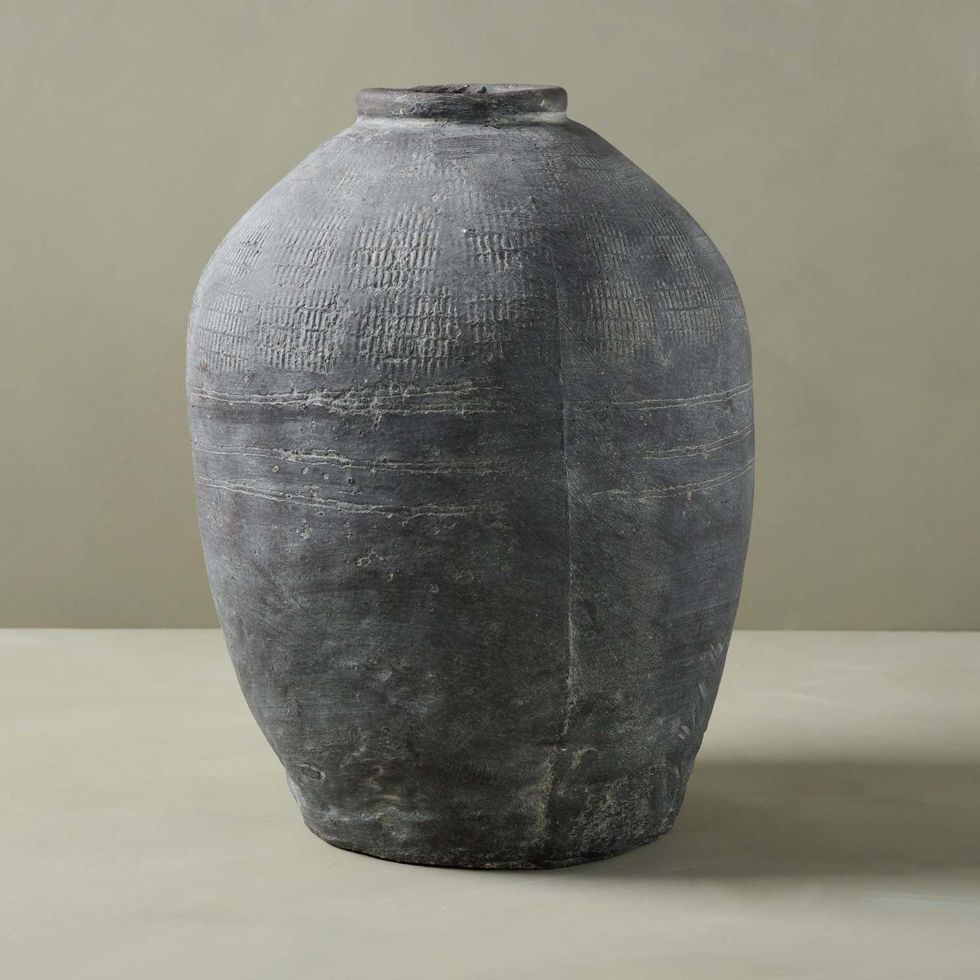 Rustic Concrete Oversized Vase