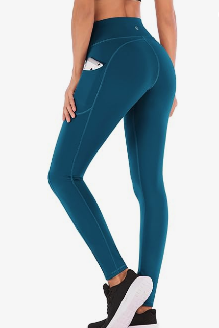 Yoga Pants for Women High Waist with Pockets Flex Leggings Tummy
