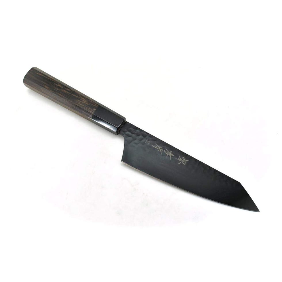 Sakai Takayuki/KUROKAGE Series VG-10 Hammered Kengata Santoku
