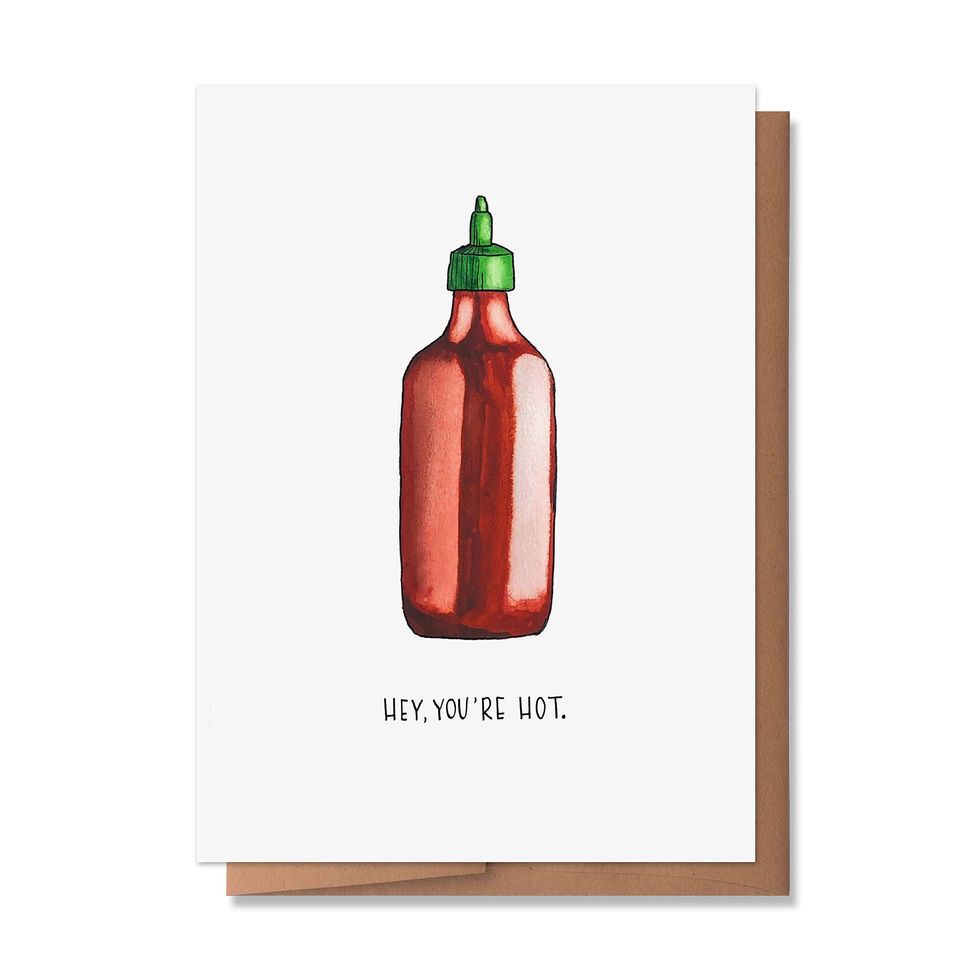Hey, You're Hot Valentine's Day Card