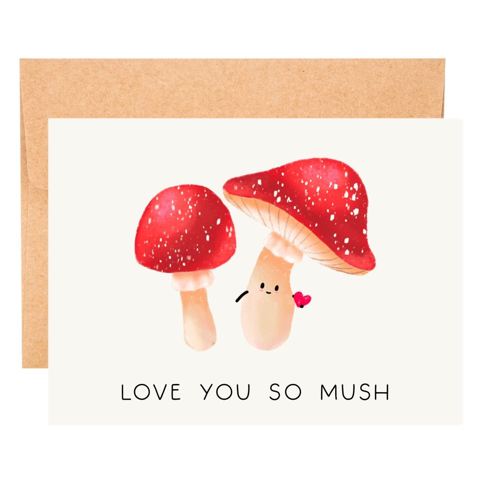 Mushroom Pun Card