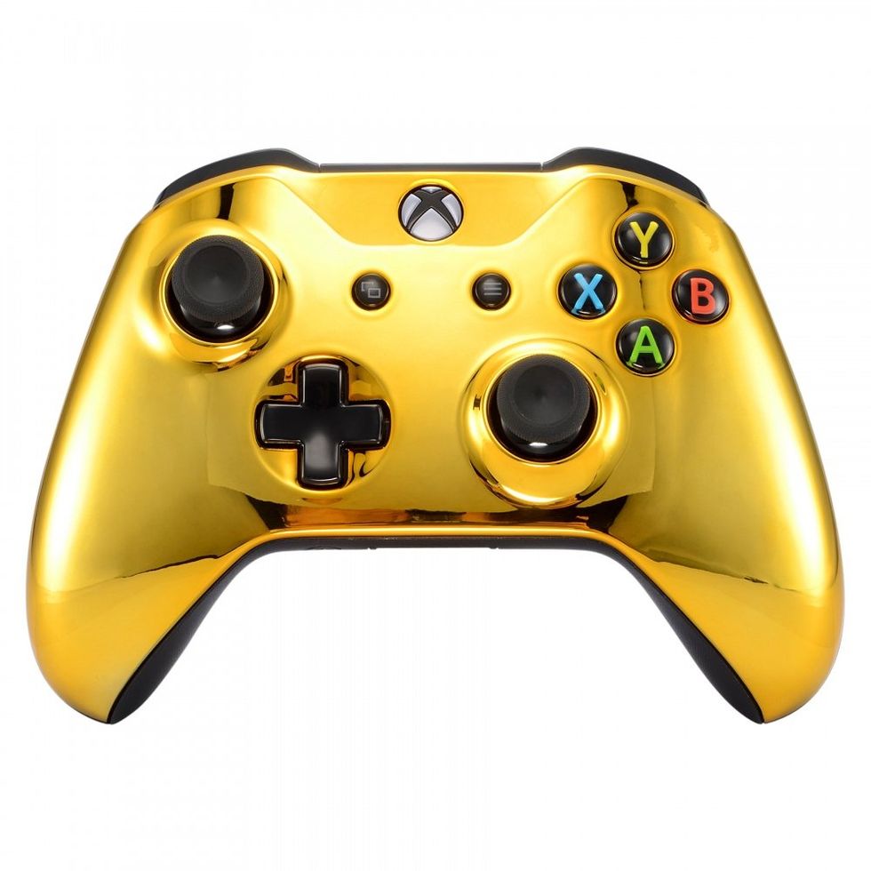 Chrome Gold Shell for Xbox Controller 