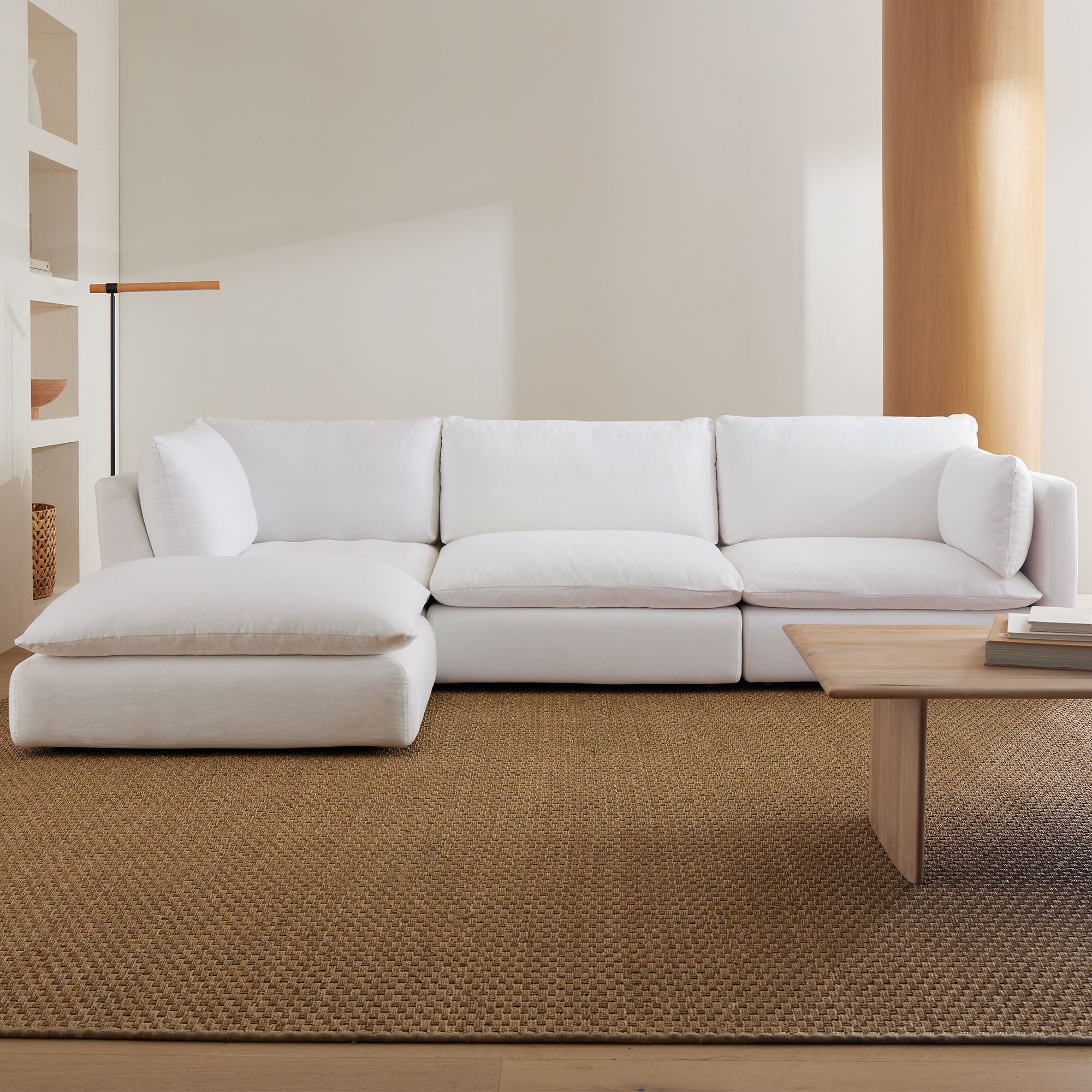 West elm fold online out couch