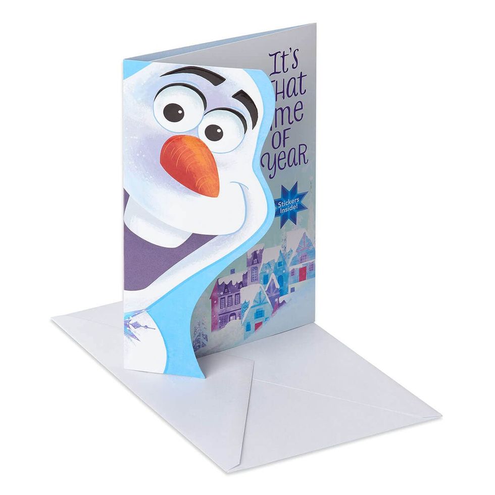 Frozen Holiday Card with Stickers