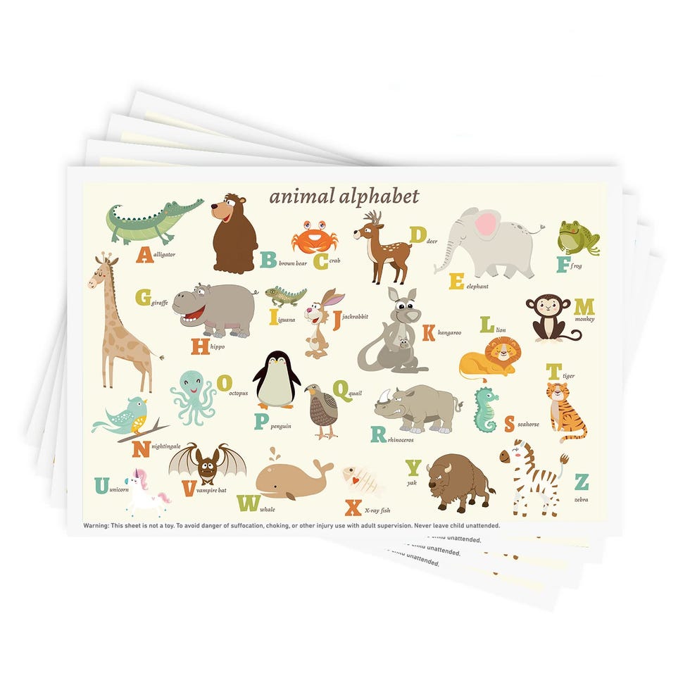 Babebay Disposable Stick-on Placemats, 40-Pack