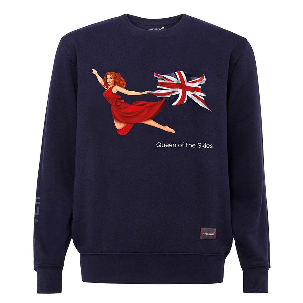 Queen Of The Skies Navy Sweatshirt 